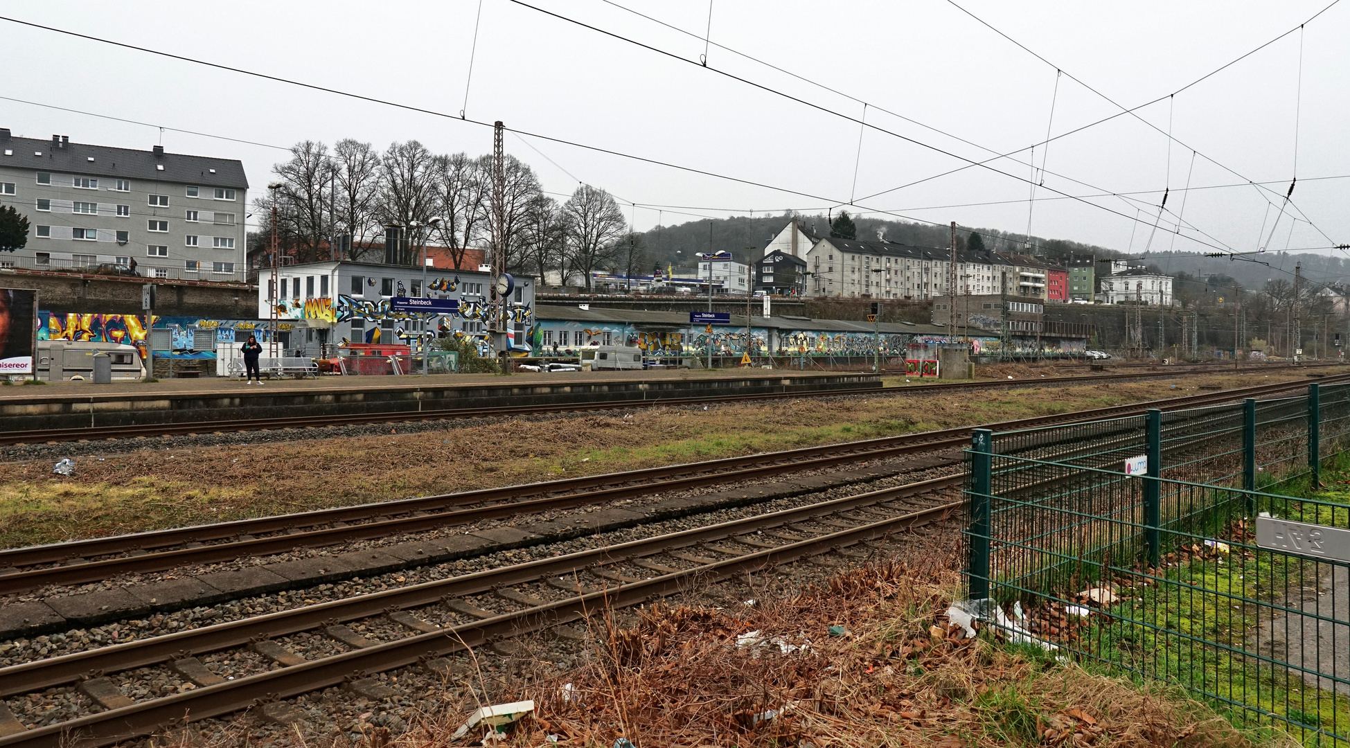 Graffiti am Steinbecker Bahnhof