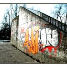 Graffiti an der Aare im Ballypark