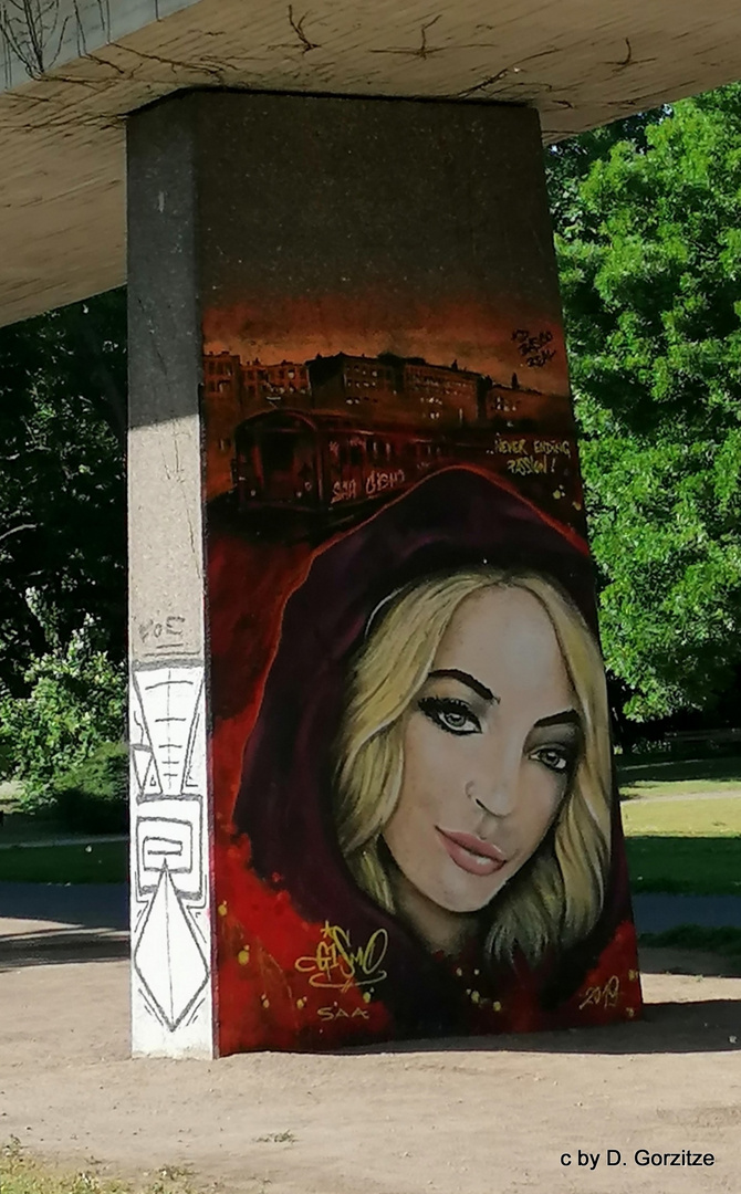 Graffiti an der Hochstraße !