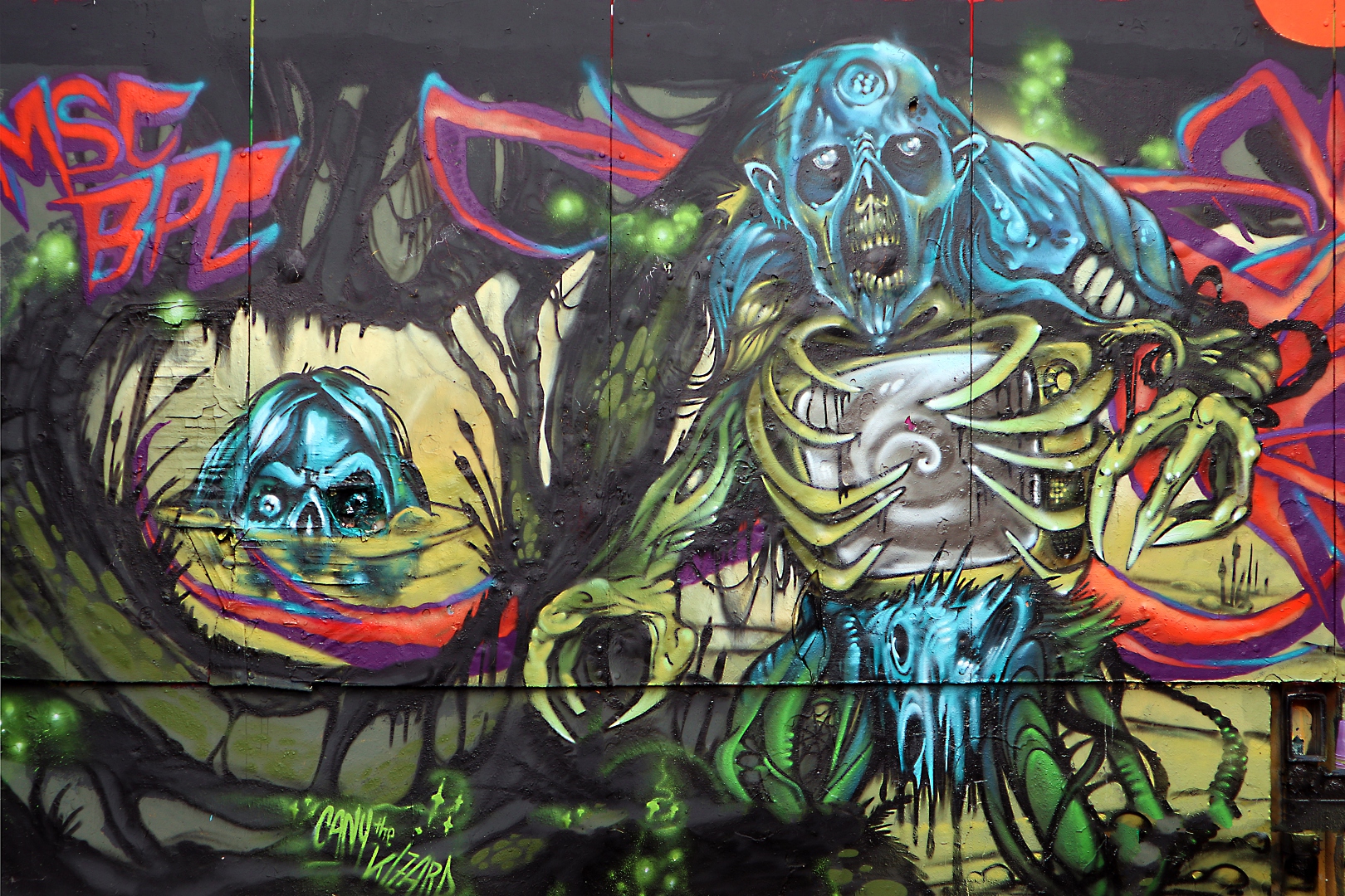 Graffiti auf dem Teufelsberg