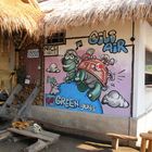 Graffiti auf der Insel Bali...