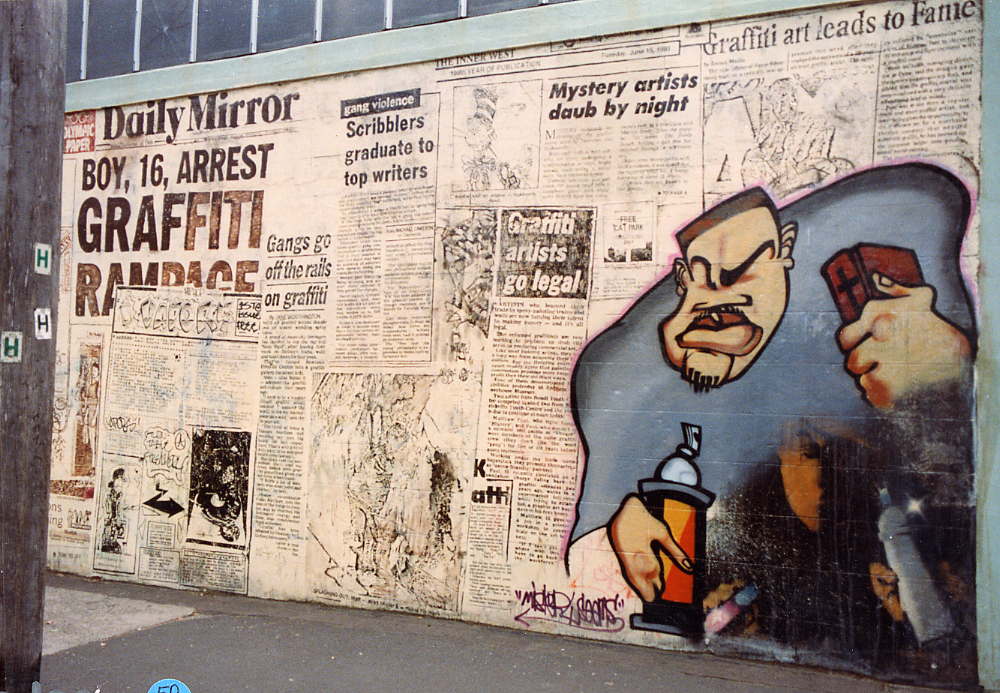 Graffiti aus Sydney1996