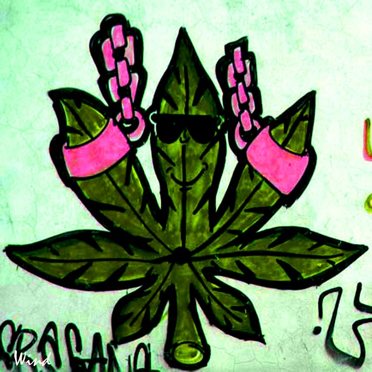 Graffiti-Cannabis