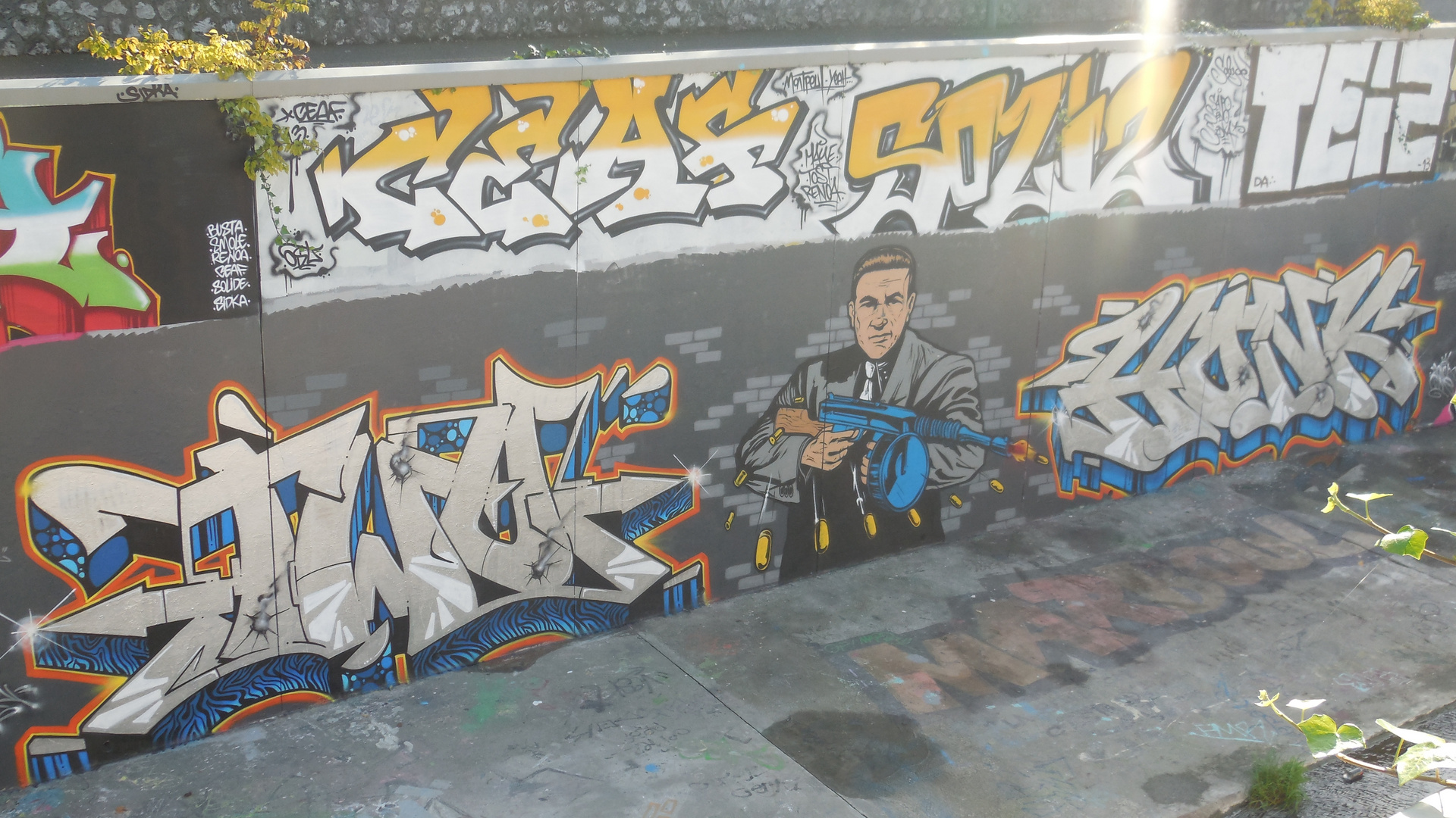 graffiti de gangster