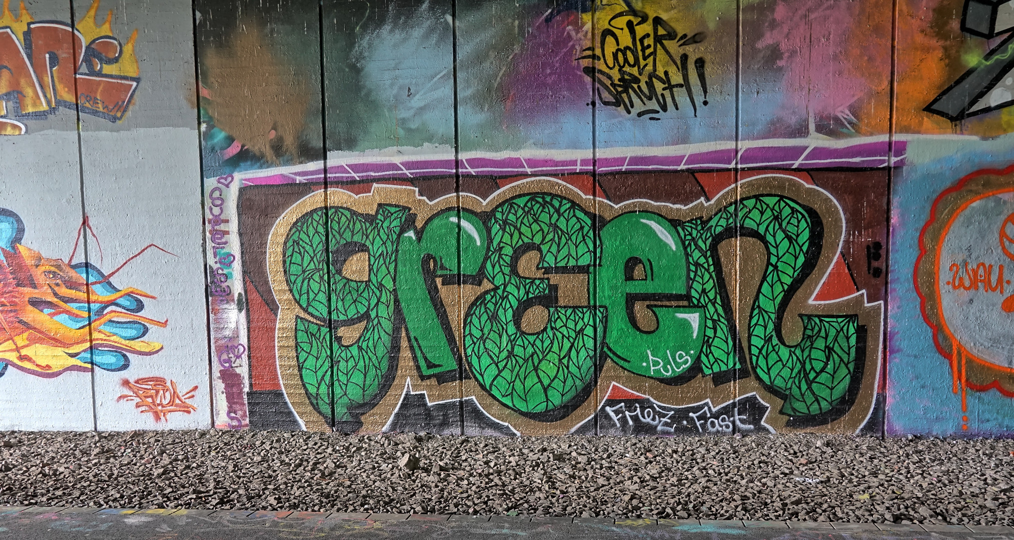 Graffiti - green