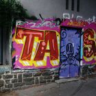 Graffiti-Häuschen