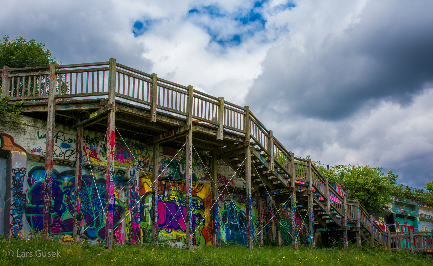 Graffiti im Gelsenkirchener Nordsternpark