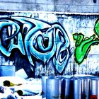 Graffiti im Hinterhof