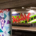 Graffiti im U-Bahn Sedanstrasse (Hannover)