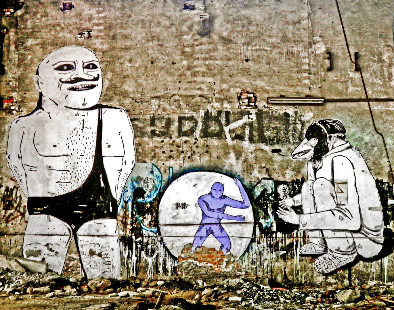 Graffiti in Abandoned Factory