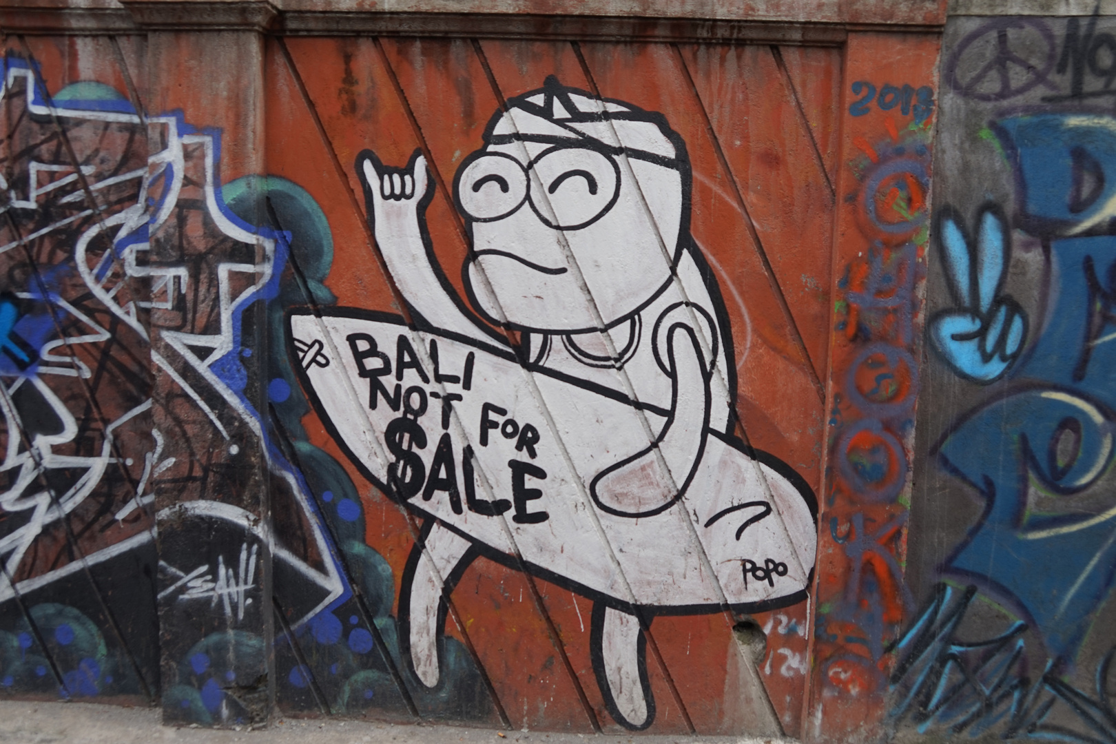 Graffiti in Bali