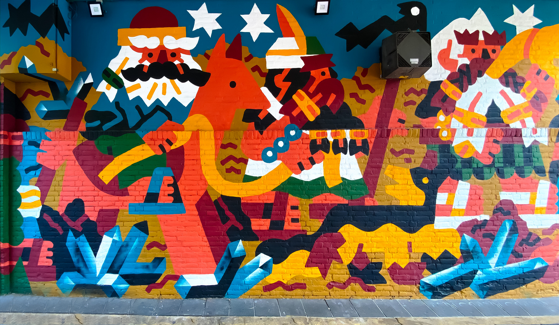 Graffiti in der Rotterdam CITY