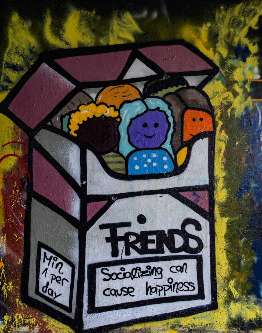 Graffiti in Laboe im Mai 2022