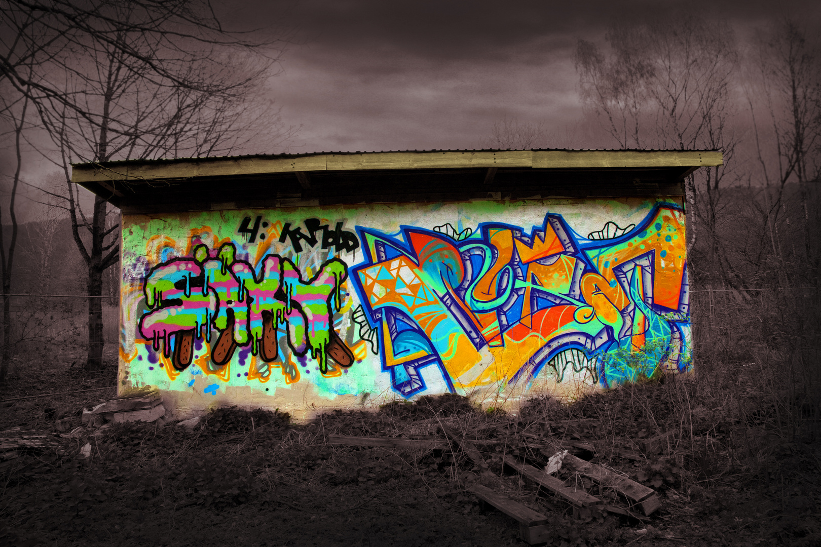 Graffiti ....inspiriert von Linda S. :-)