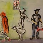 Graffiti is a crime - Hommage an Banksy