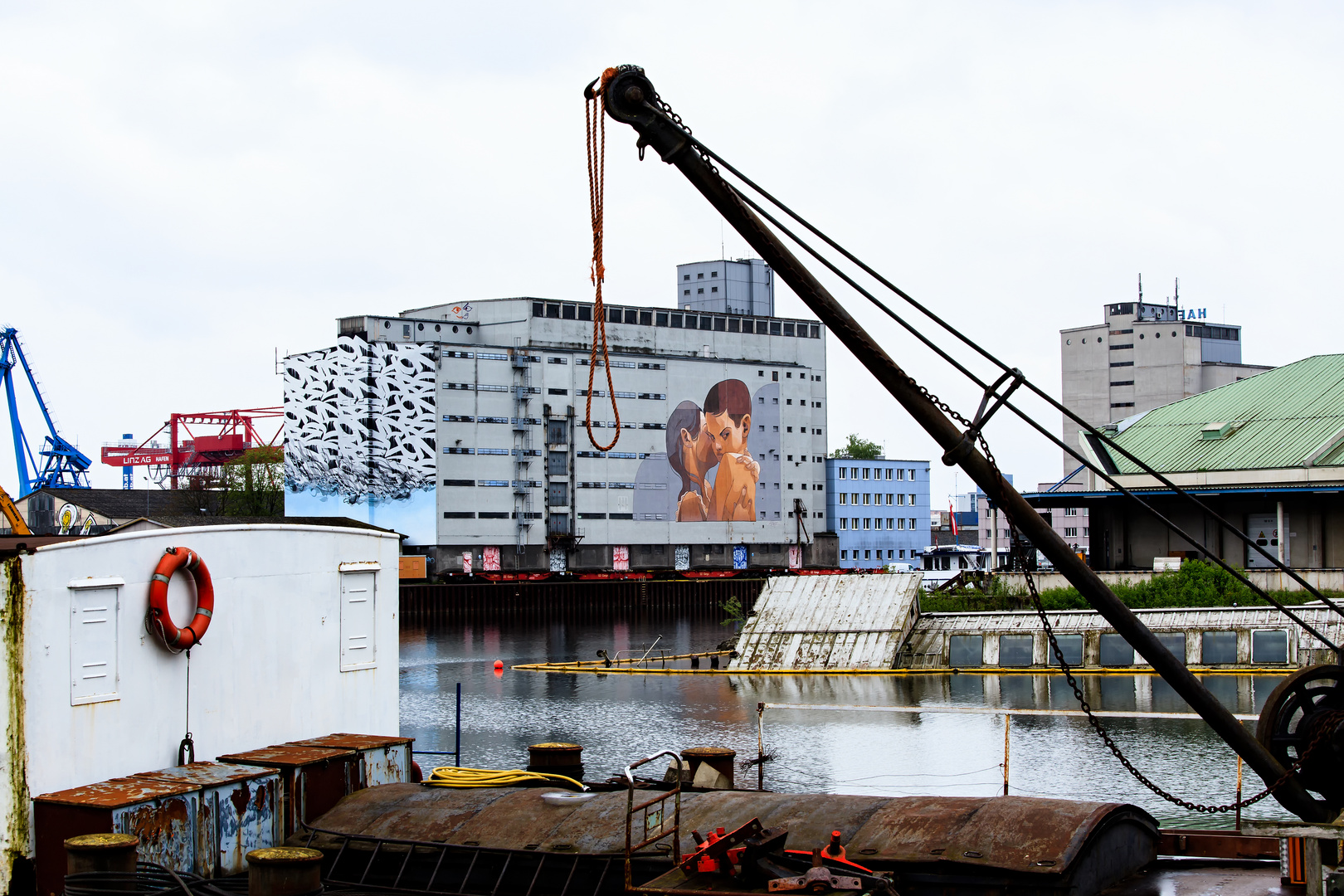 Graffiti - Kunst in Linz / Hafen