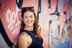 Graffiti Lächeln