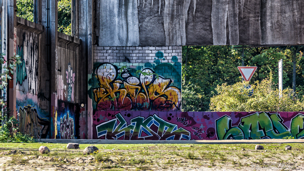 Graffiti mit Durchblick