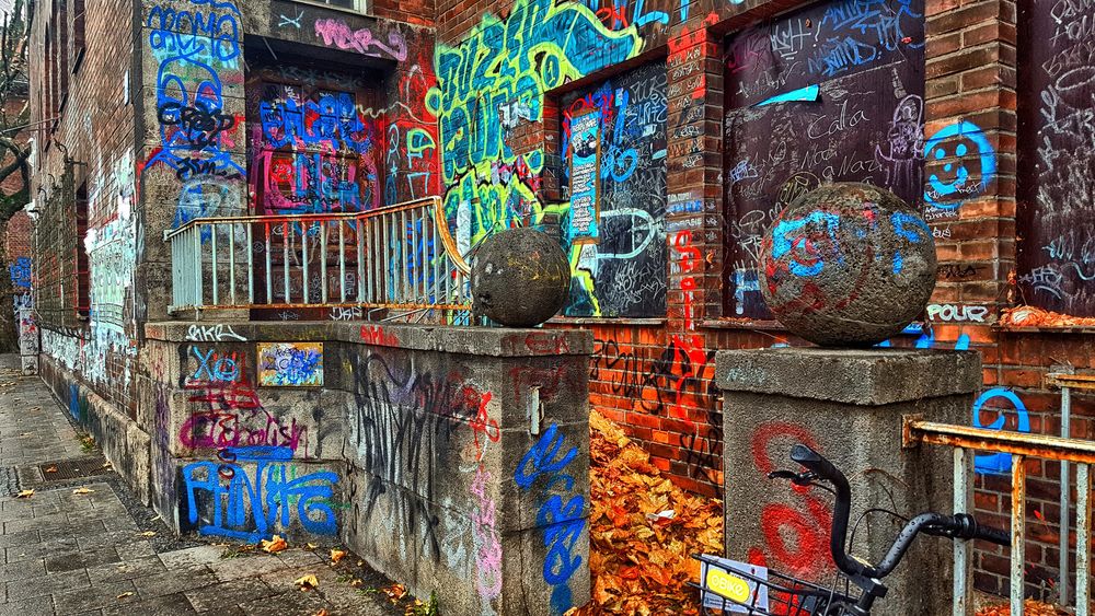Graffiti oder Vandalismus