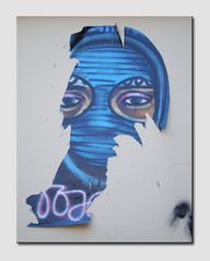 Graffiti-Plakat-Rest