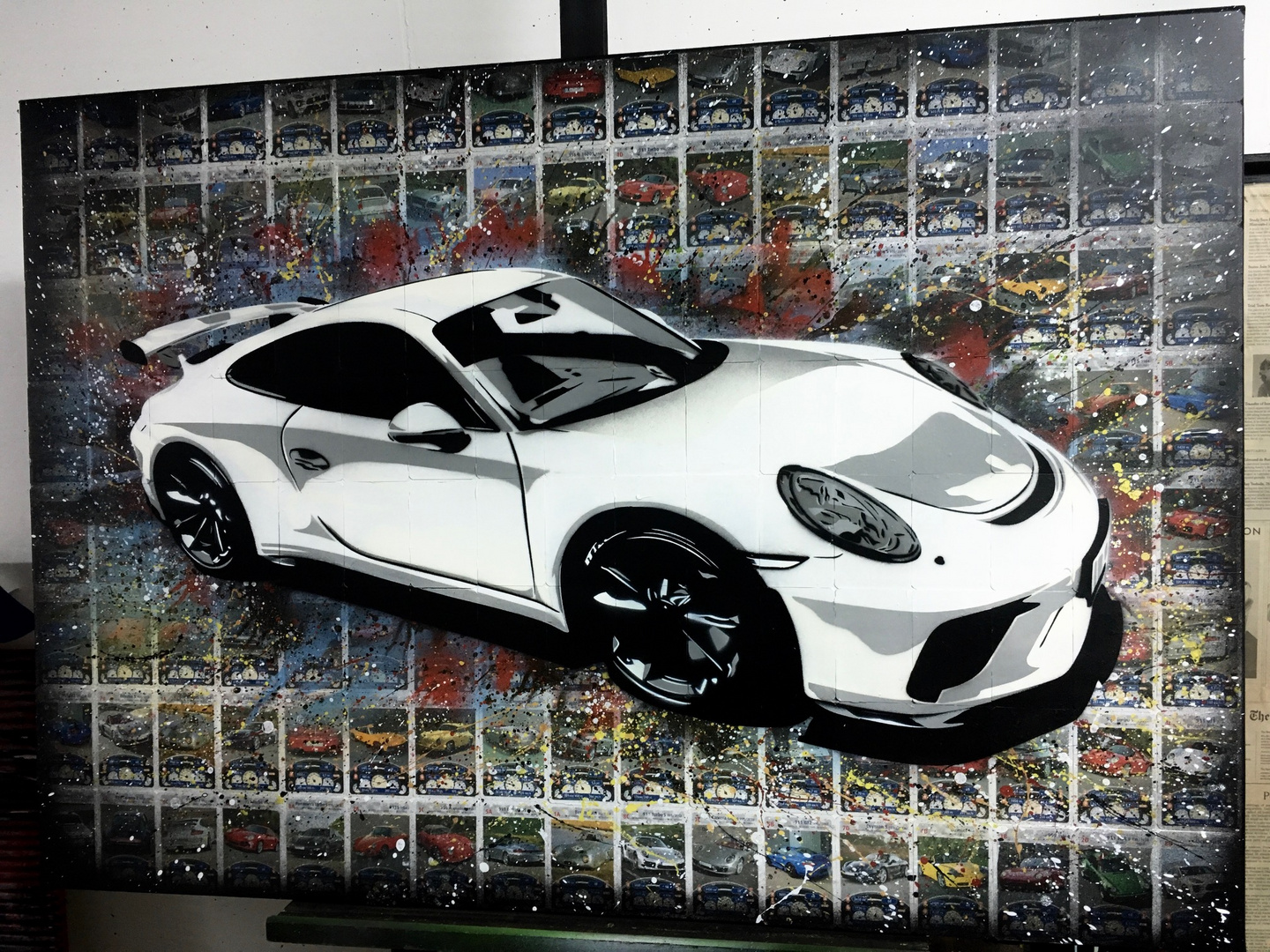 Graffiti Porsche GT3 