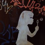 Graffiti Seifenblasen-Mädchen