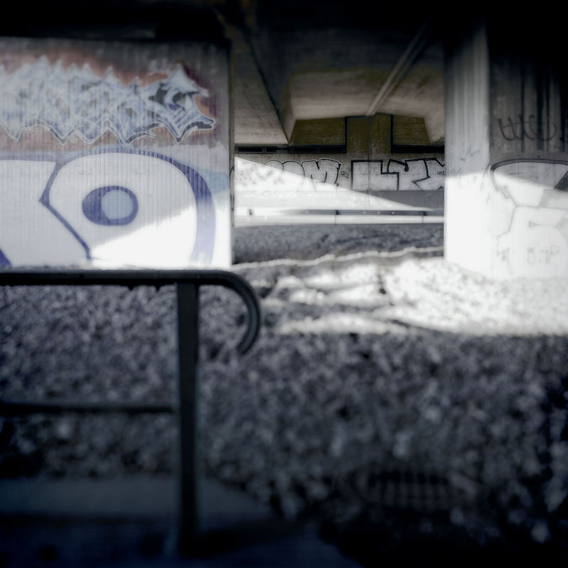 Graffiti unter Brücke
