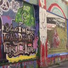 Graffiti von Balmy Alley in San Francisco