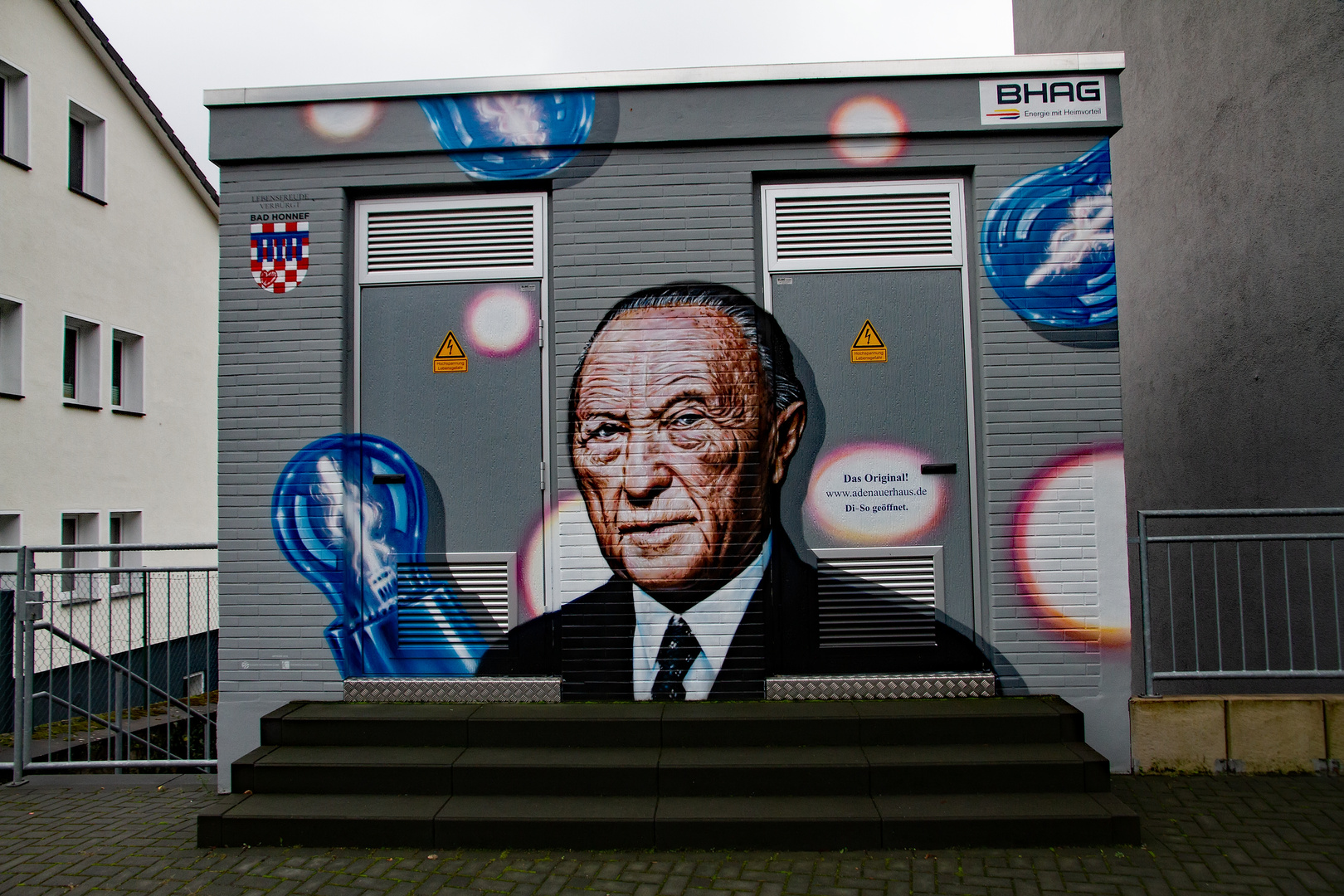 Graffiti von Konrad Adenauer