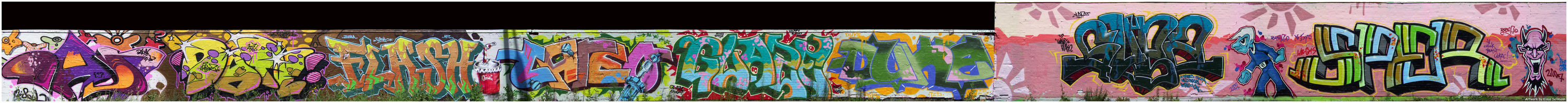Graffiti-Wand