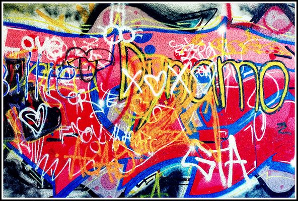 Graffitiausschnitt