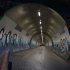 Graffitis im Tunnel