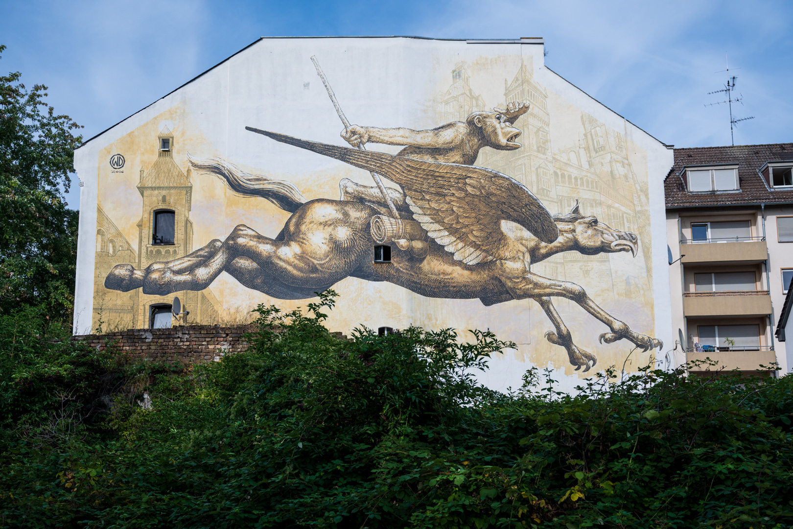 Graffitis in Mainz-Kastel