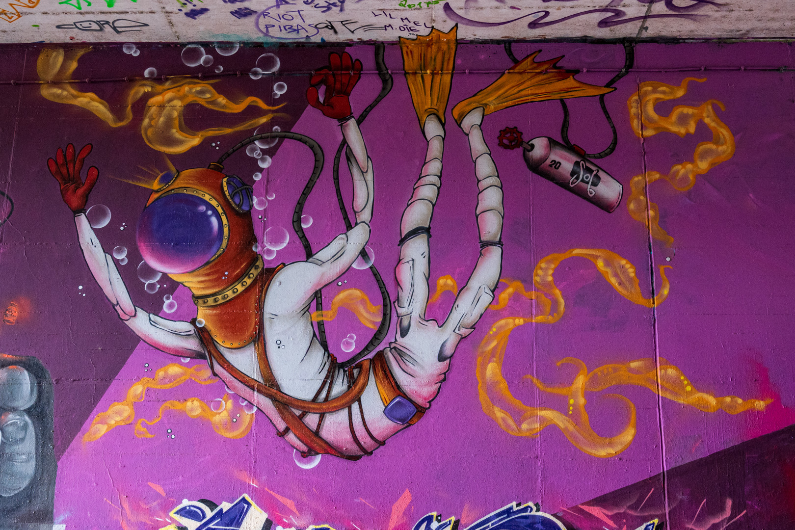 Graffitis in Mainz-Kastel