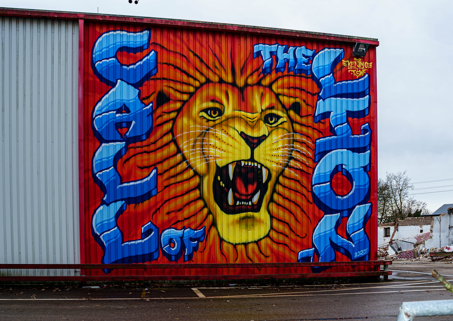 Graffitis und Malereien