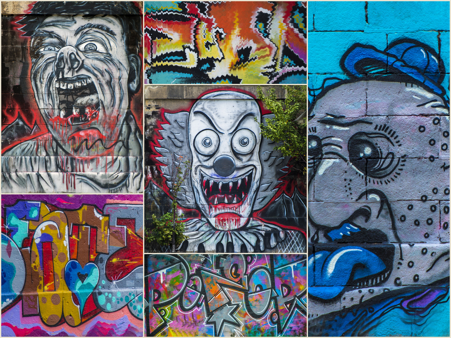 Graffitis - Wien, Donaukanal