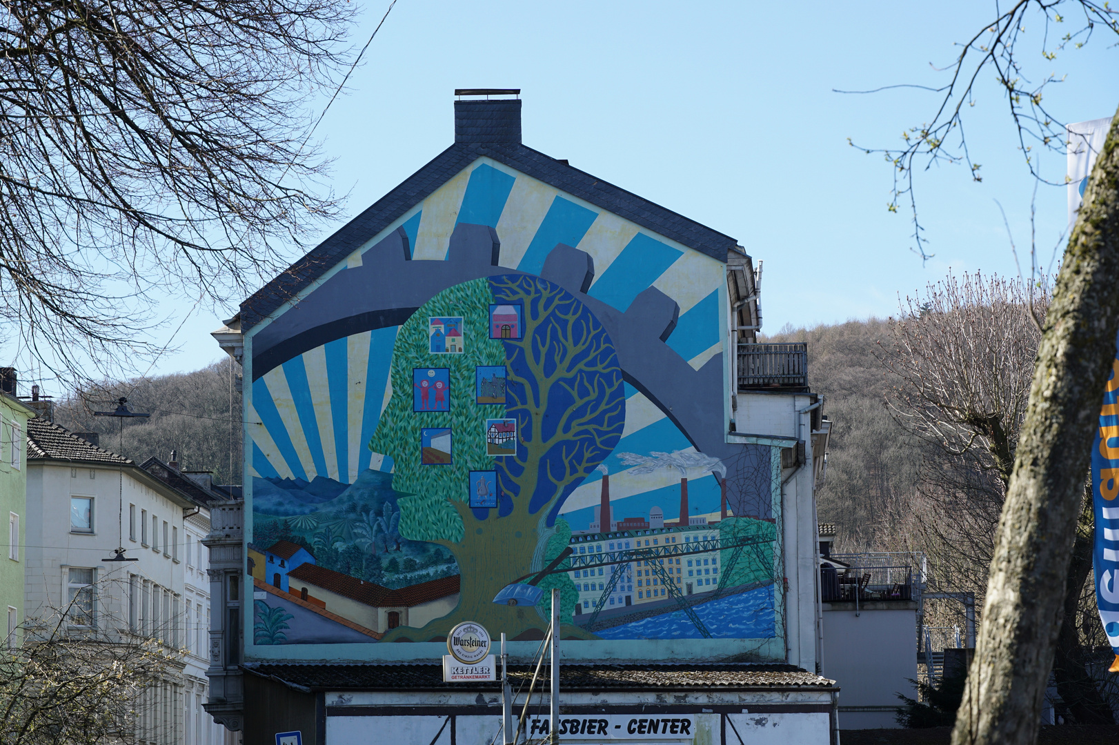 Graffito am Arrenberg