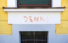 Graffito, minimalistisch