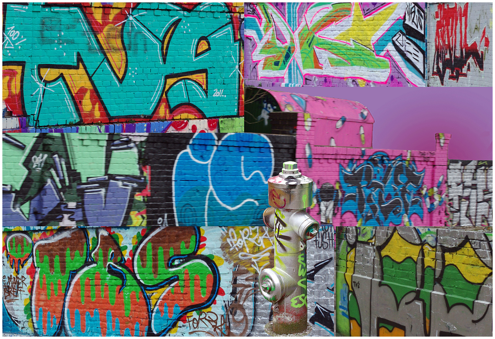 Grafitti Collage