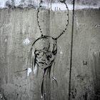 Grafitti Girl On Wall