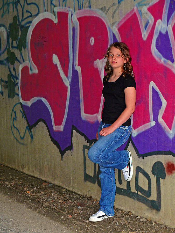 Grafitti mit Lulu