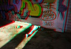 Grafitti-Ruine