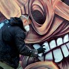 Grafittikünstler im Mauerpark