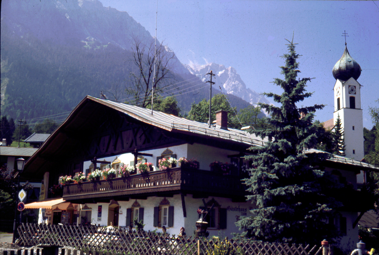 Grainau mit der Zugspitze