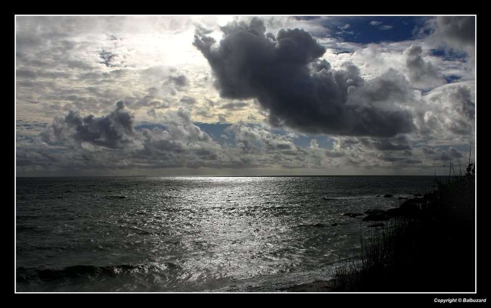 " Grains et nuages la course de l'automne "