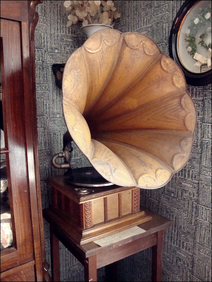 Grammophon im Heimatsmuseum in Dachwig.