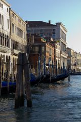 Gran Canal, Venecia. Gondoleros. Julio 2011.