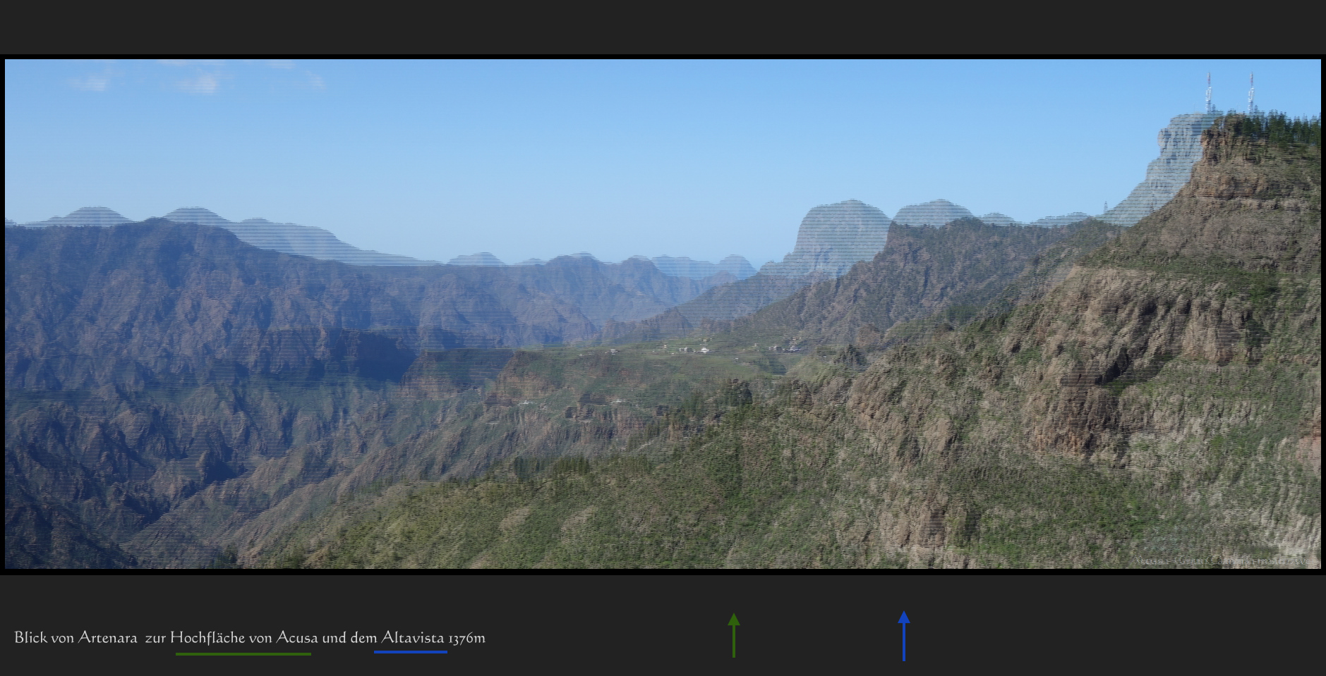 Gran Canaria - Bergland in 3D - Acusa