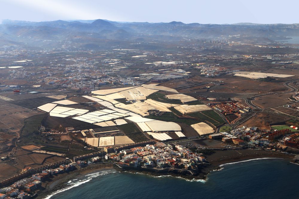 -Gran Canaria- Blick aus dem Flugzeug