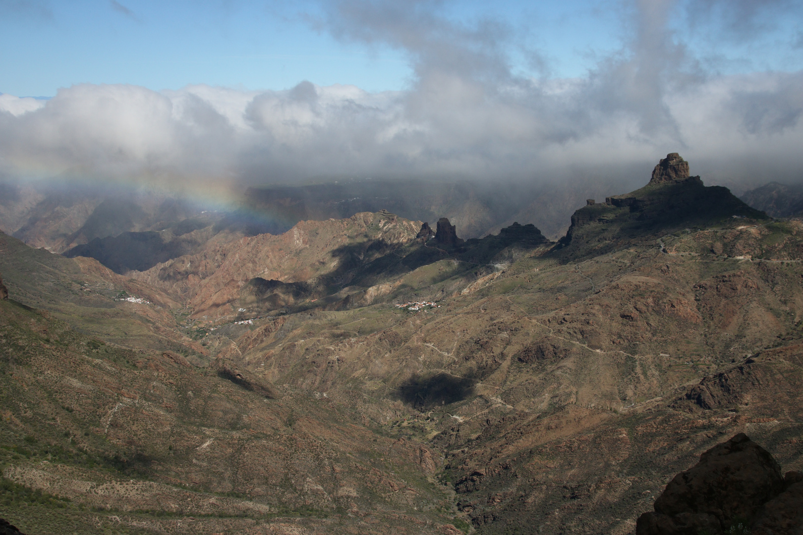 Gran Canaria, Blick zum Roque Bentayga 